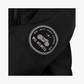 Softshell Cordura Armored Motorcycle Waterproof Hoodie w/t CE Level 1 armor - Black