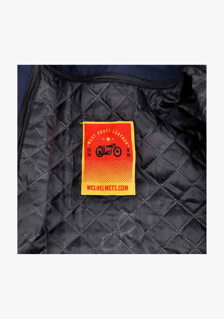 Softshell Cordura Armored Motorcycle Mesh Hoodie w/t CE Level 1 armor - Blue
