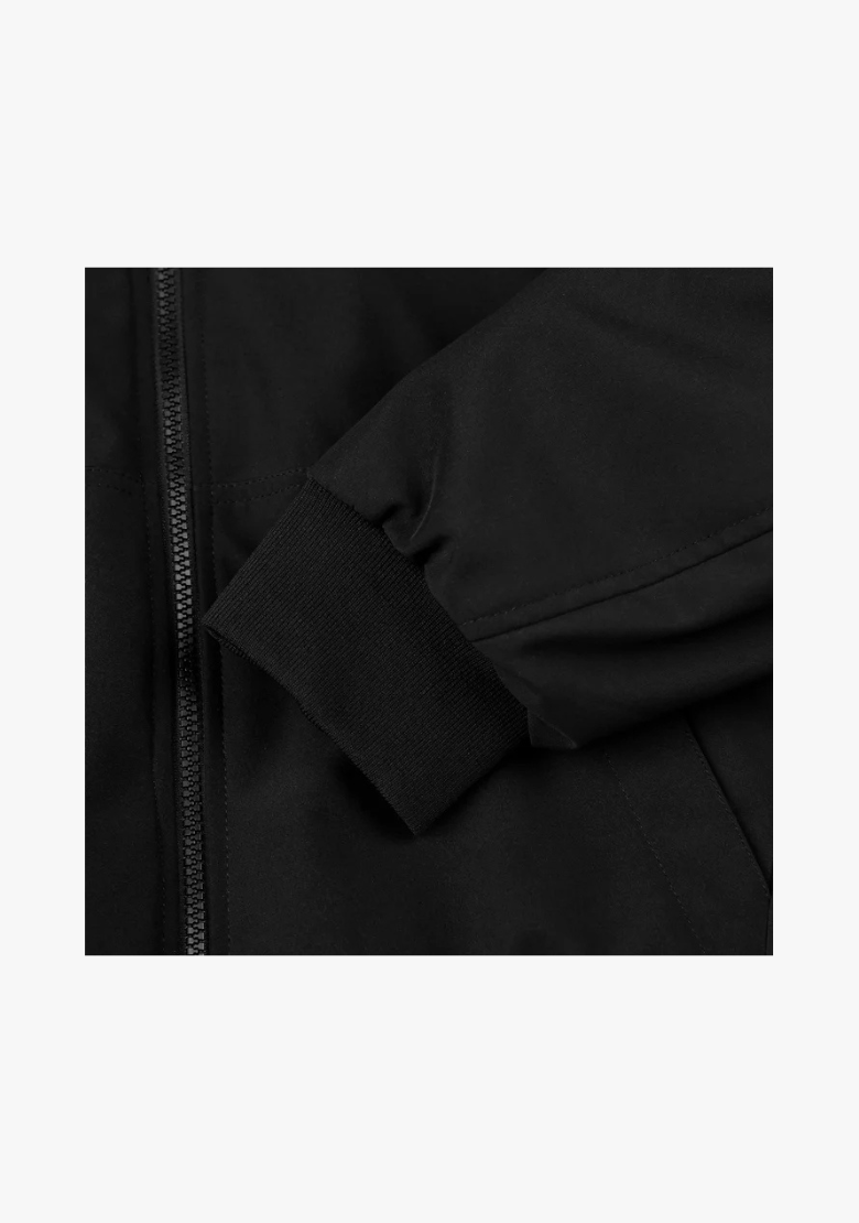 Softshell Cordura Armored Motorcycle Waterproof Hoodie w/t CE Level 1 armor - Black