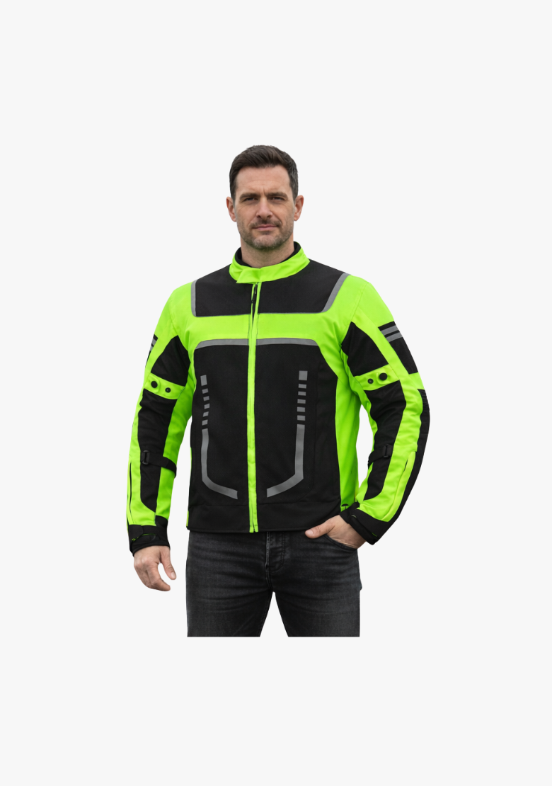 WCL Air Collection Armoured Textile Jacket - High Vis
