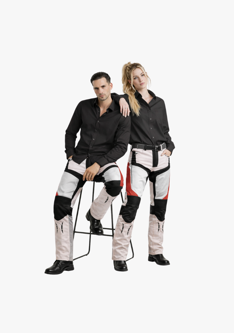 WCL Textile AIR Breathable Mesh Waterproof Pants - WHITE