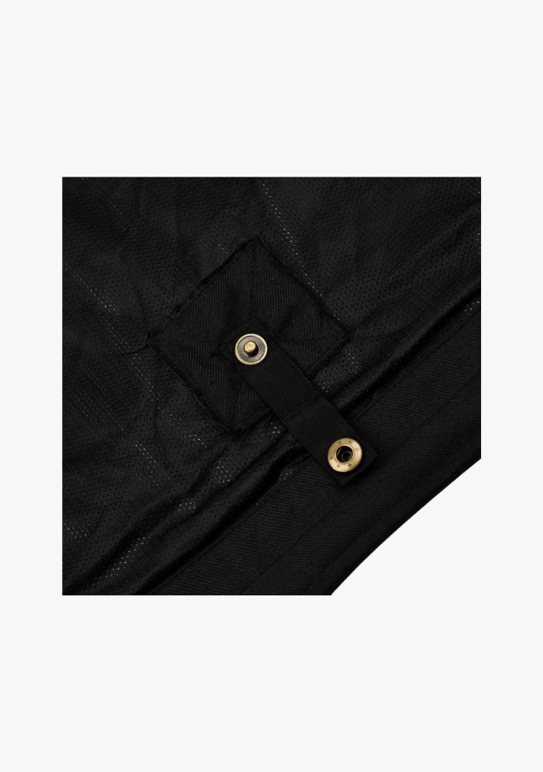 WCL Kevlar Lined Performance Motorcycle Riding Long sleeve Flannel Shirt W/T CE Level 1 armor - Black