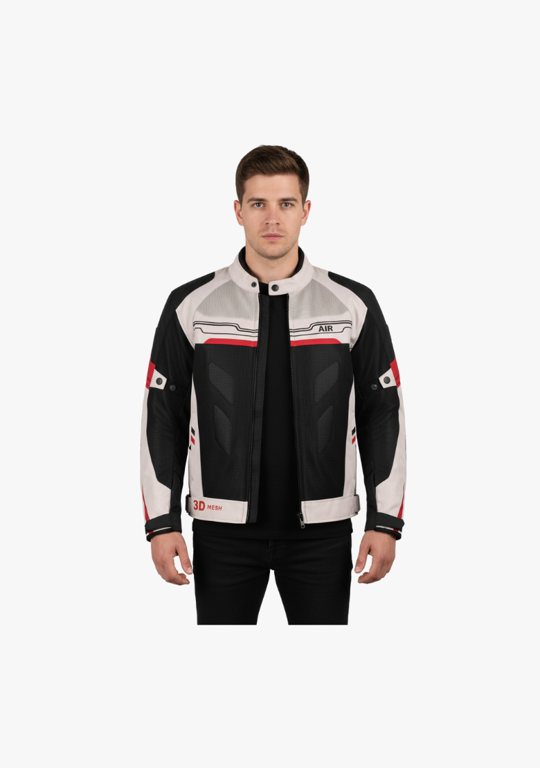 WCL Air Collection Armoured Textile Jacket - White