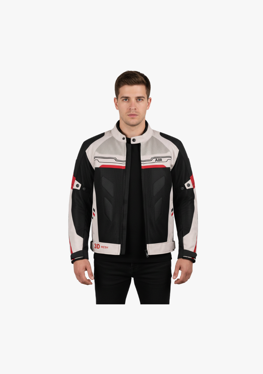 WCL Air Collection Armoured Textile Jacket - White