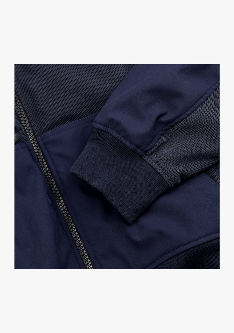 Softshell Cordura Armored Motorcycle Mesh Hoodie w/t CE Level 1 armor - Blue
