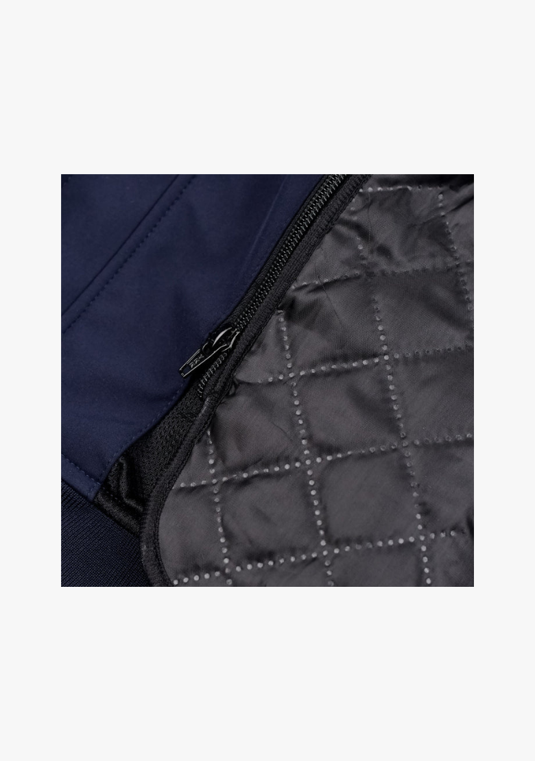 Softshell Cordura Armored Motorcycle Mesh Hoodie w/t CE Level 1 armor - Blue
