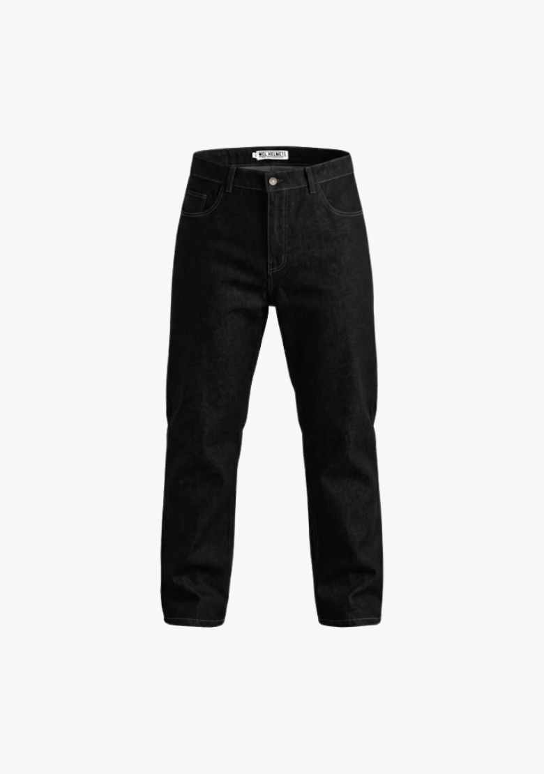 WCL Motorcycle Refinforced Kevlar Riding Jeans - Black