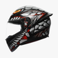 K1 S LYZARD MATT BLACK/GREY/RED WCL Helmet