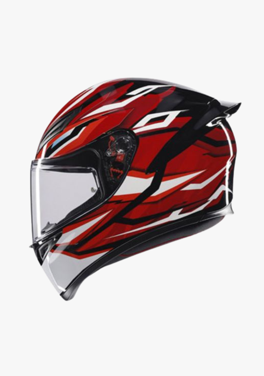 K1 S LION BLACK/RED/WHITE WCL Helmet