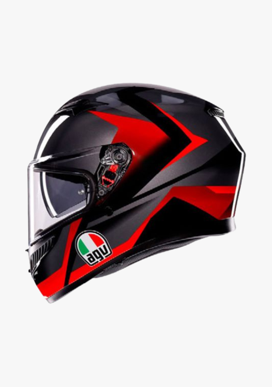 K3 STRIGA BLACK/GREY/RED HELMET WCL Helmet
