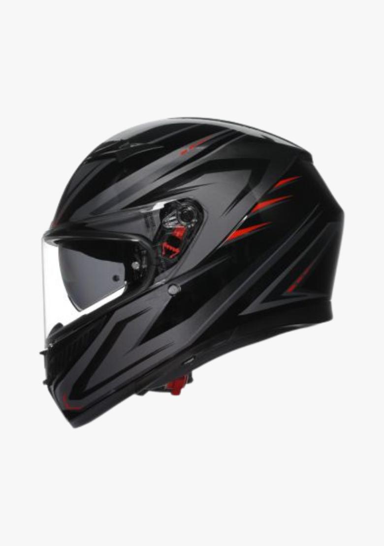 K3 SYTH BLACK/RED HELMET WCL Helmet