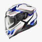 SCORPION EXO-T520 HELMET ZUSE WHITE/BLUE WCL Helmet