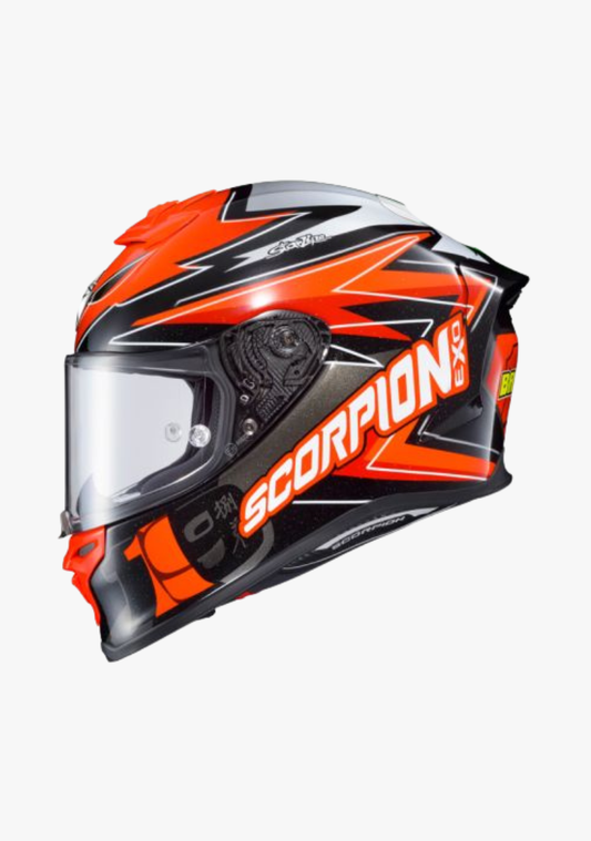 SCORPION EXO-R1 AIR HELMET BAUTISTA RED WCL Helmet