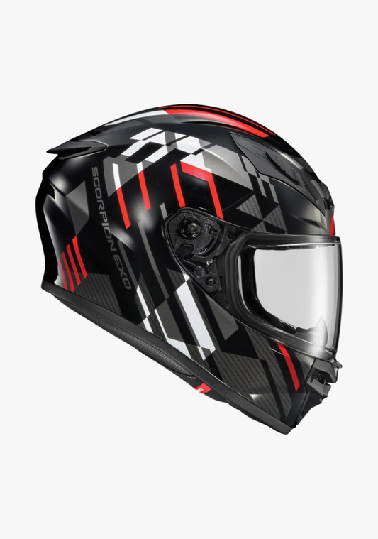 Scorpion EXO-R430 Helmet Paradox Phanton Red Black