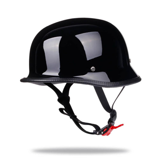 WCL Lightest and Smallest AS/NZ German Motorcycle Half Helmet- Gloss Black WCL Helmet