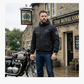 Softshell Cordura Armored Motorcycle Waterproof Hoodie w/t CE Level 1 armor - Black