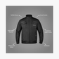 Softshell Cordura Armored Motorcycle Waterproof Jacket w/t CE Level 1 armor