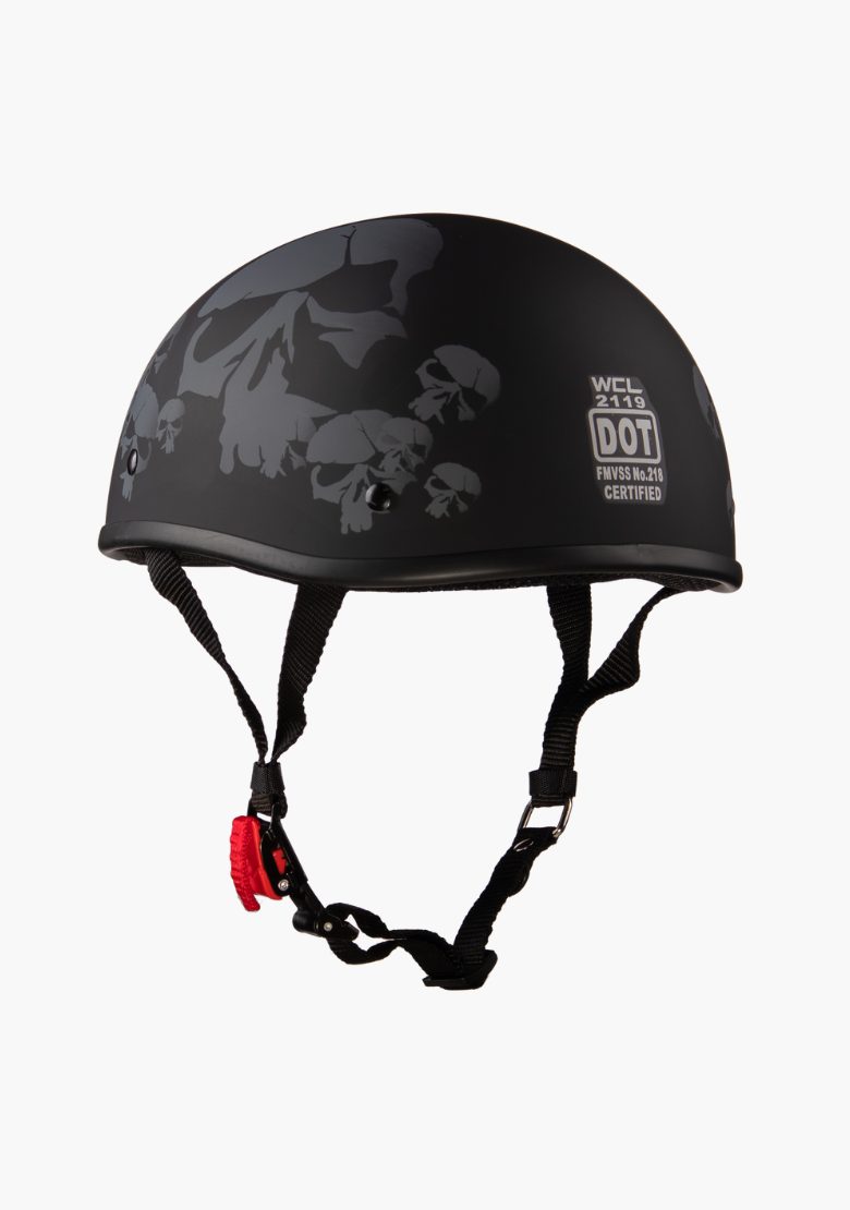 ece motorcycle helmet skull cap style German Helmet, Thin Half for Adult, Novelty Half Shell Helmet, Retro Half Face Helmet for Cruiser Scooter Chopper, DOT/ECE Approved (C XL) : Everything Else Large half shell skull helmet in Dull Black offers comfort and safety for motorcycle Motorcycle Half Helmet DOT/ECE Certified