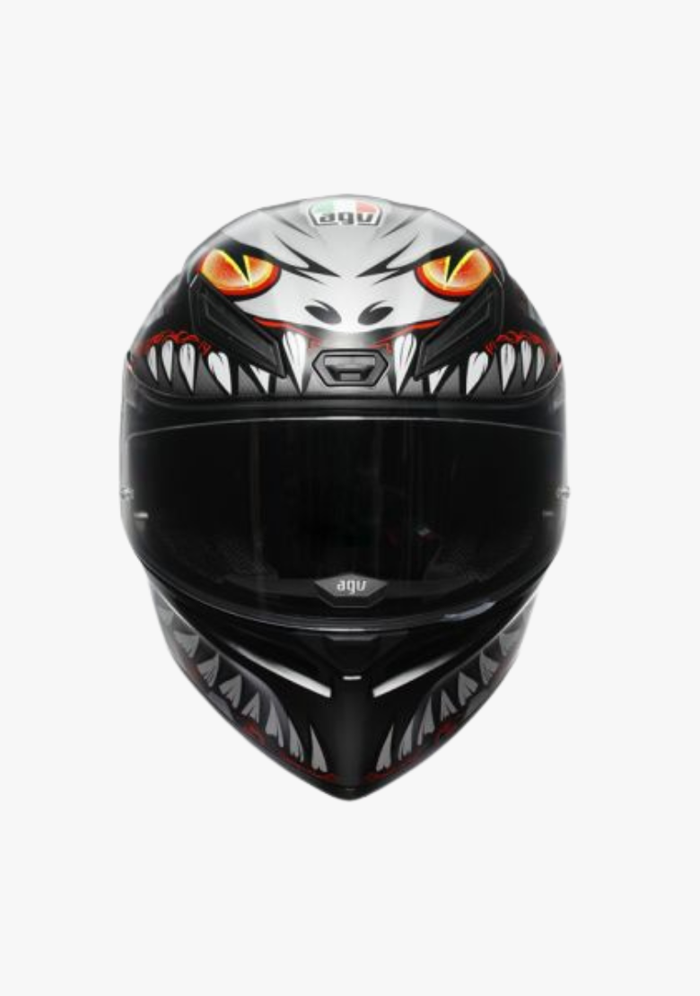 K1 S LYZARD MATT BLACK/GREY/RED WCL Helmet