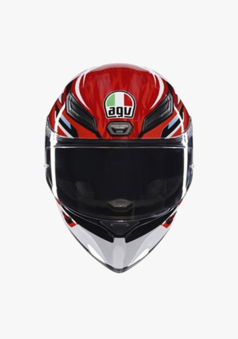 K1 S LION BLACK/RED/WHITE WCL Helmet