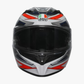 AGV K3 SPACE MATT WHITE/RED FLUO HELMET
