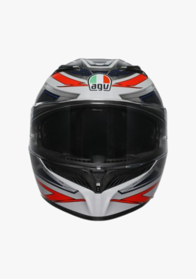 AGV K3 SPACE MATT WHITE/RED FLUO HELMET