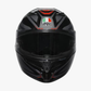 K3 SYTH BLACK/RED HELMET WCL Helmet