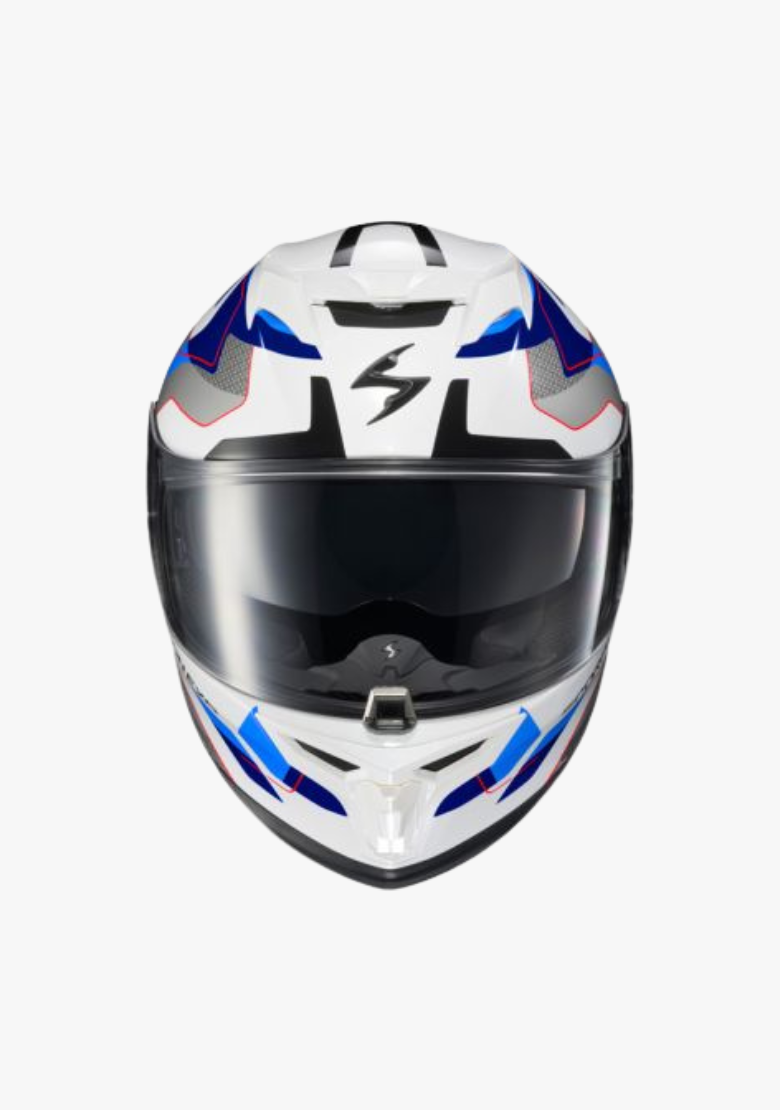 SCORPION EXO-T520 HELMET ZUSE WHITE/BLUE WCL Helmet