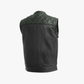 WCL Leather Club Vest w/t Green Lace