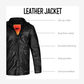 Long Coat Straight Fashion Leather Jacket