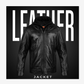 Straight Fashion Leather Jacket with Removable Hood