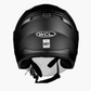 WCL 3/4 W/ Dual Flip Down Faceshields Motorcycle Helmet & Scooter Helmet Matt Black