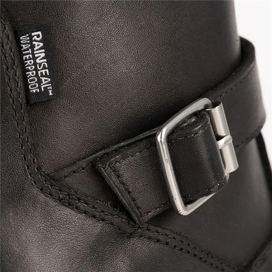 WCL Motorcycle Riding Boots - Distressed Brown Short WCL Helmet