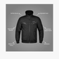 Softshell Cordura Armored Motorcycle Waterproof Hoodie w/t CE Level 1 armor - Black