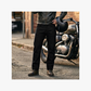 WCL Motorcycle Refinforced Kevlar Riding Jeans - Black