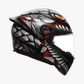 K1 S LYZARD MATT BLACK/GREY/RED WCL Helmet