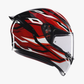 K1 S LION BLACK/RED/WHITE WCL Helmet