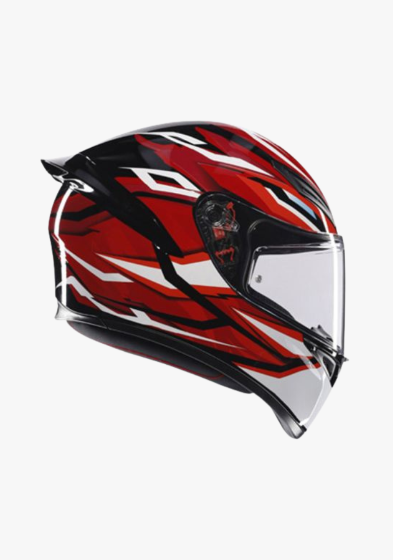 K1 S LION BLACK/RED/WHITE WCL Helmet