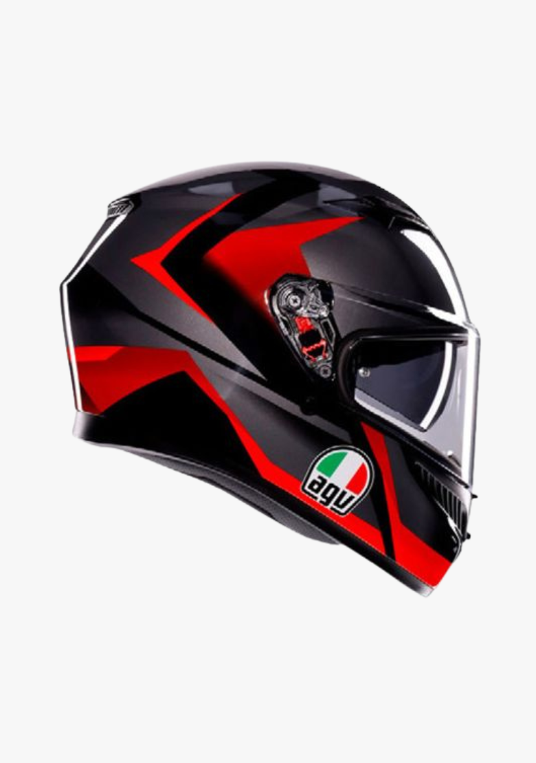 K3 STRIGA BLACK/GREY/RED HELMET WCL Helmet