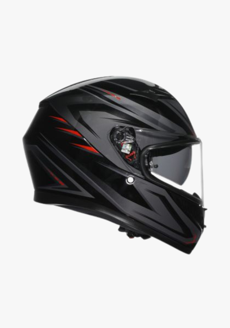 K3 SYTH BLACK/RED HELMET WCL Helmet