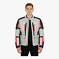 Mens White Textile Armored Jacket