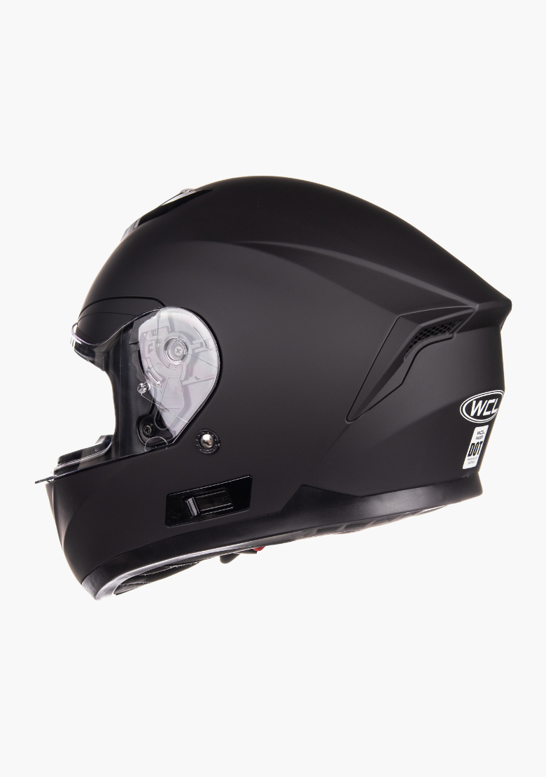 Black Full Face Motorcycle Helmet