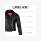 Classic Women's Biker Style Fashion Leather Jacket