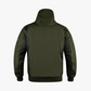 Softshell Cordura Armored Motorcycle Mesh Hoodie w/t CE Level 1 armor - Green