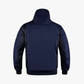 Softshell Cordura Armored Motorcycle Mesh Hoodie w/t CE Level 1 armor - Blue