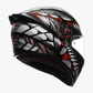 K1 S LYZARD MATT BLACK/GREY/RED WCL Helmet