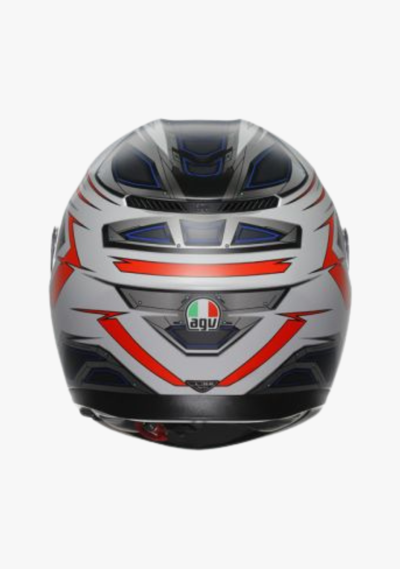 AGV K3 SPACE MATT WHITE/RED FLUO HELMET