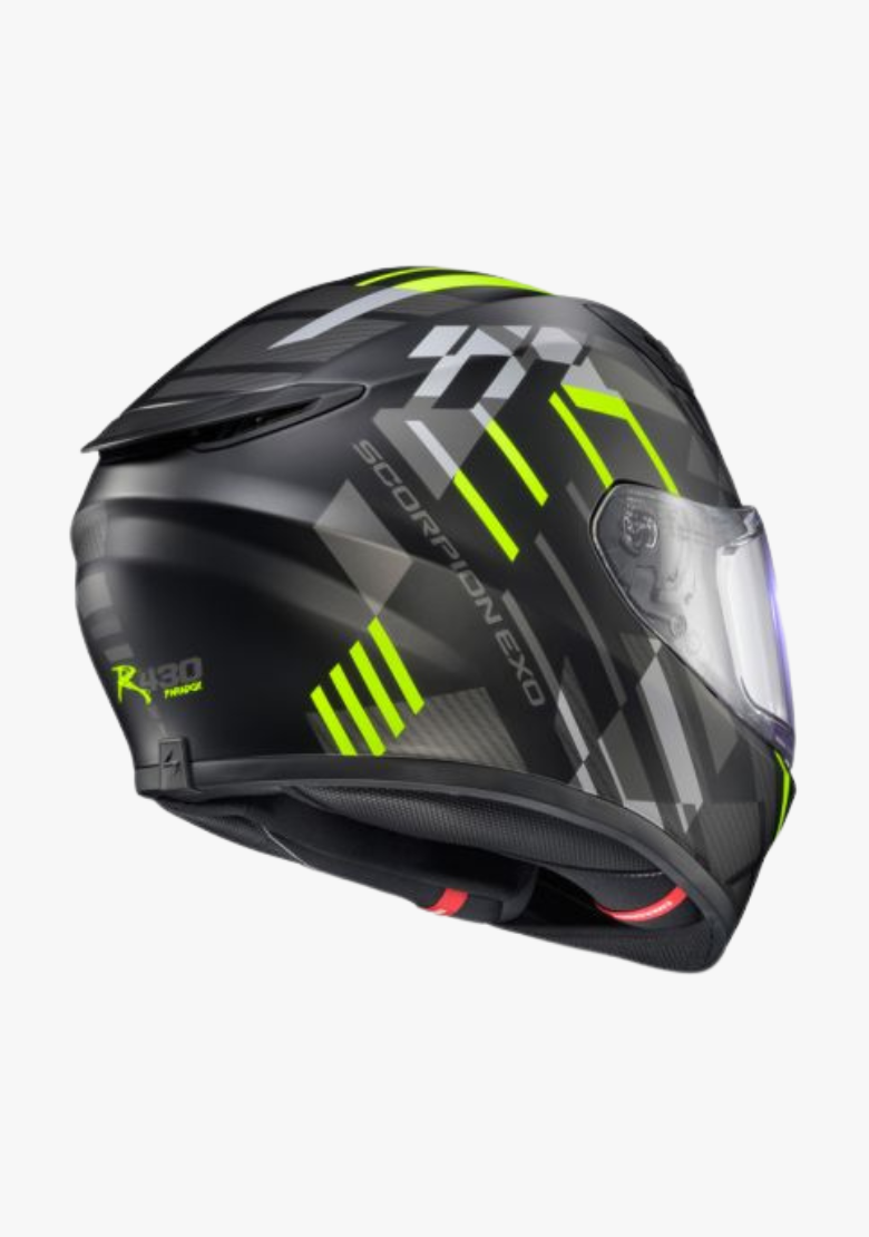 SCORPION EXO-R430 HELMET PARADOX GREY/HI-VIS WCL Helmet