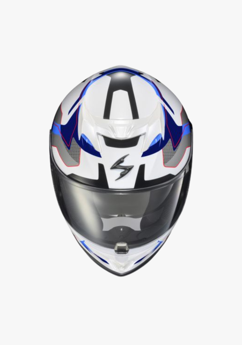 SCORPION EXO-T520 HELMET ZUSE WHITE/BLUE WCL Helmet