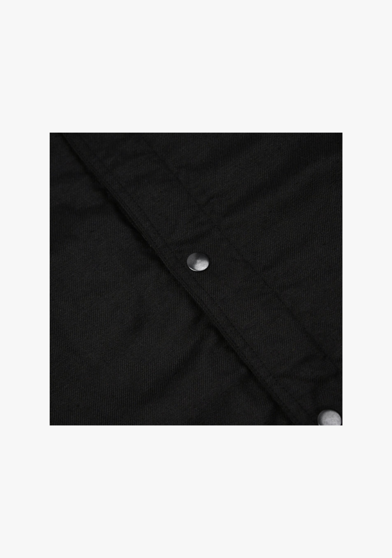 WCL Kevlar Lined Performance Motorcycle Riding Long sleeve Flannel Shirt W/T CE Level 1 armor - Black
